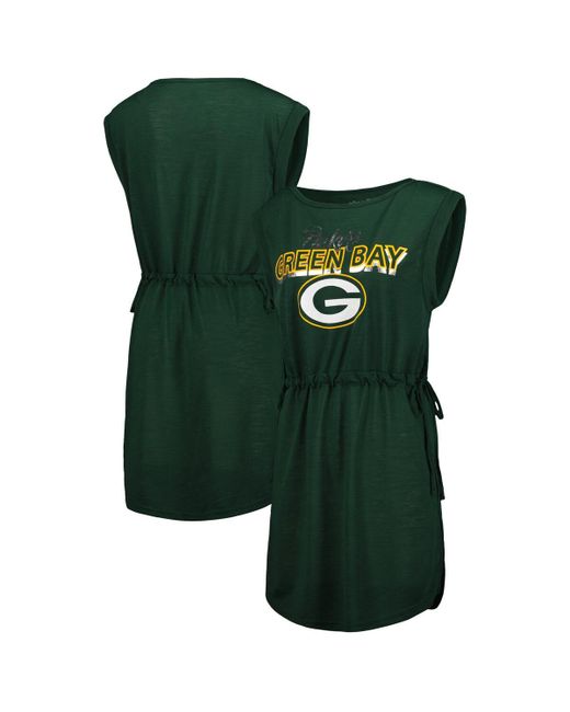 G-iii 4her By Carl Banks Bay Packers G.o.a.t. Swimsuit Cover-Up