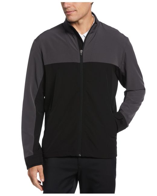 PGA Tour Shield Series Colorblocked Zip-Front Golf Jacket