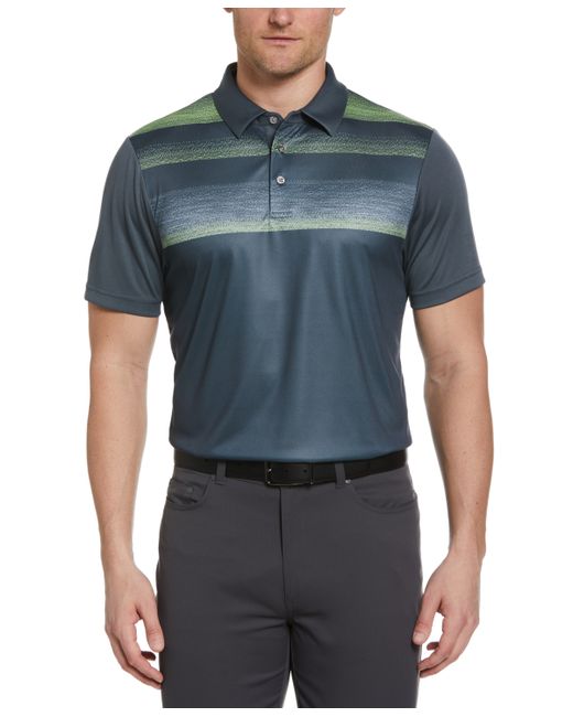 PGA Tour Stitched Chest Block Polo Shirt