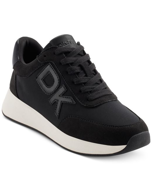 Dkny Oaks Logo Applique Athletic Lace Up Sneakers Created for