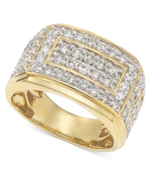 Macy's Diamond Cluster Ring 2 ct. t.w. 10k Gold