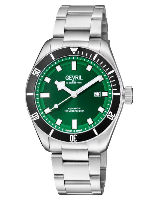 Gevril Yorkville Tone Stainless Steel Watch