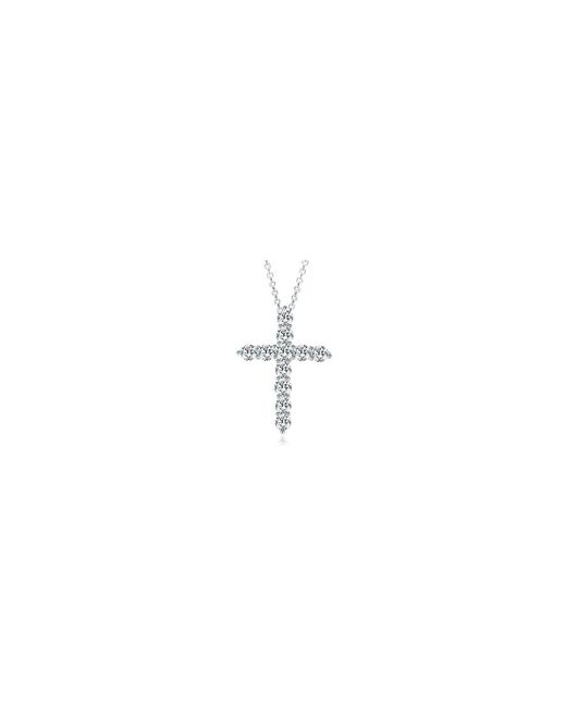 Hollywood Sensation Cubic Zirconia Cross Necklaces for