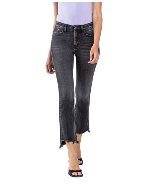 Vervet High Rise Cropped Flare Jeans