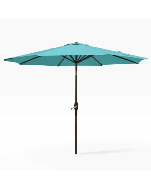 Westintrends 9 Ft Outdoor Patio Market Umbrella with Tilt and Crank