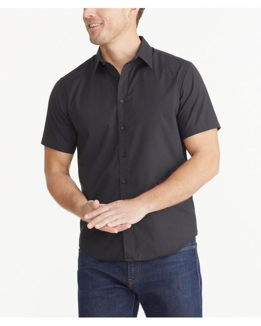 UNTUCKit Slim Fit Classic Short-Sleeve Coufran Button Up Shirt