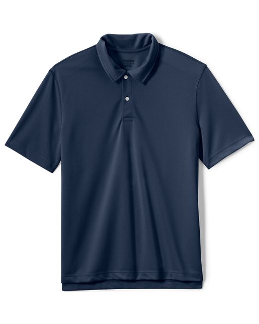 Lands' End School Uniform Short Sleeve Polyester Pique Polo Shirt