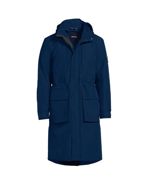 Lands' End Tall Squall Waterproof Insulated Winter Stadium Coat