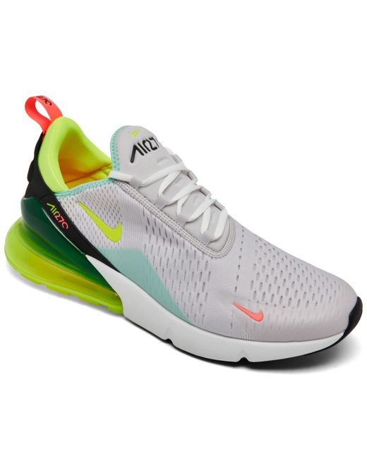 Nike Air Max 270 Casual Sneakers from Finish Line Volt Hot Lava