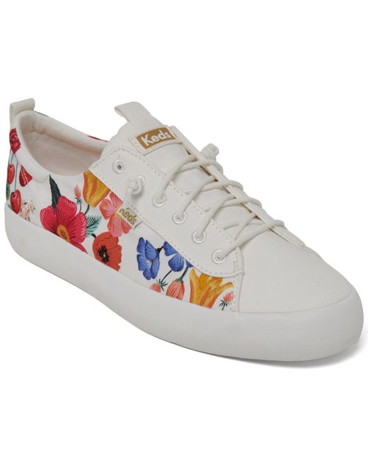 Keds x Rifle Paper Co Kickback Canvas Casual Sneakers from Finish Line