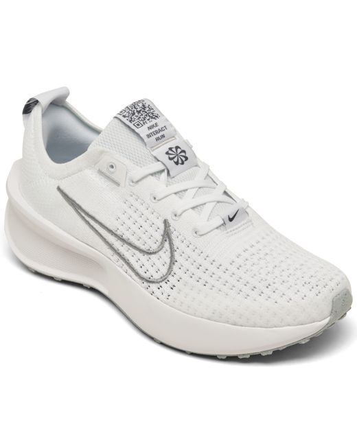Nike Interact Running Sneakers from Finish Line Metallic Silver