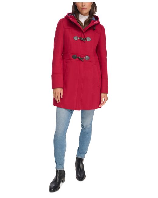 Tommy Hilfiger Hooded Toggle Walker Coat Created for Macy