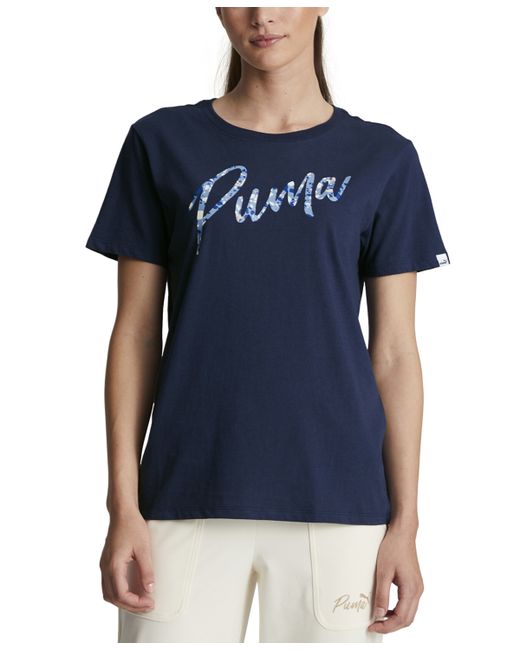 Puma Live Cotton Graphic Short-Sleeve T-Shirt