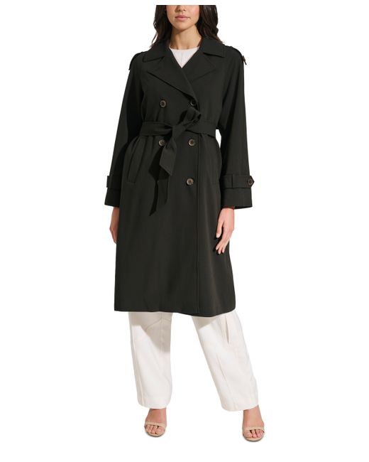 Dkny Double-Breasted Trench Coat