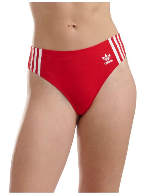 Adidas Intimates 3-Stripes Wide-Side Thong Underwear