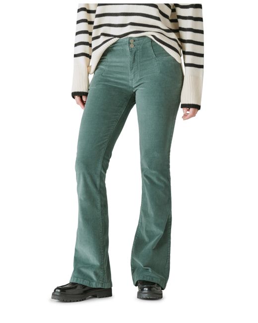 Lucky Brand High Rise Corduroy Stevie Flare Pants