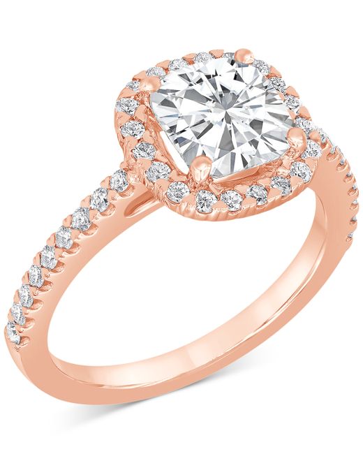 Badgley Mischka Certified Lab Grown Diamond Halo Engagement Ring 2-1/2 ct. t.w. 14k Gold