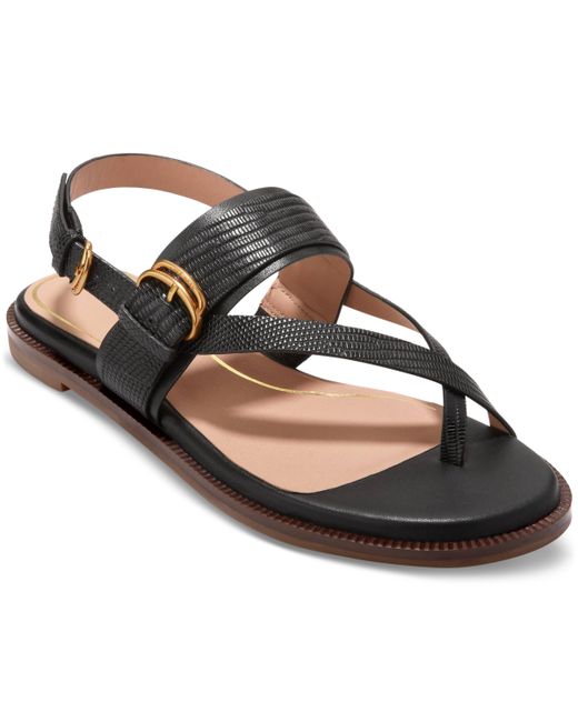 Cole Haan Anica Lux Buckle Flat Sandals