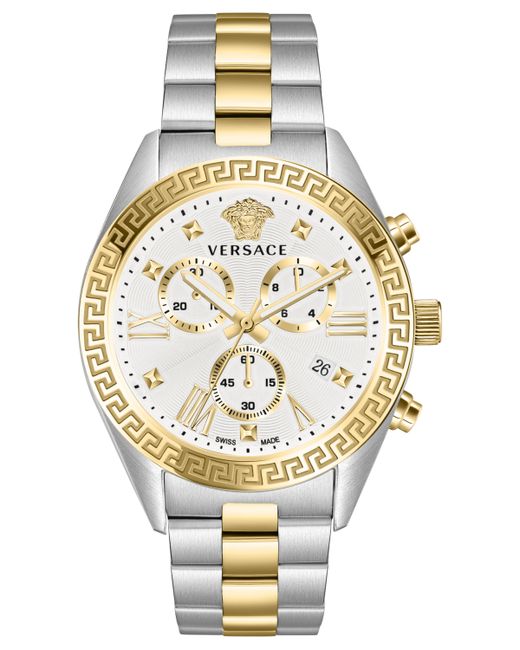 Versace Chronograph Greca Bracelet Watch 40mm