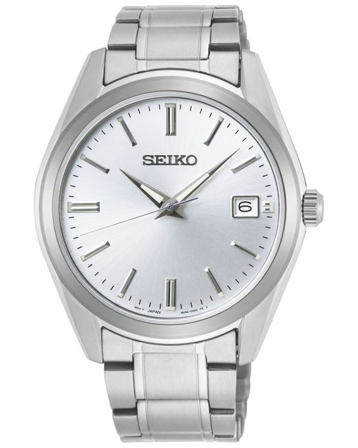 Seiko Essentials Stainless Steel Bracelet Watch 40.2mm