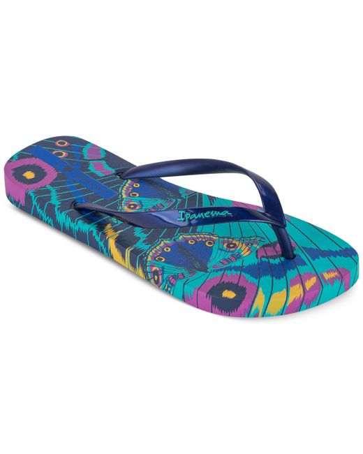Ipanema Animale Print Iii Flip-Flop Sandals blue