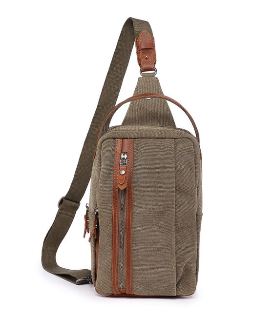 Tsd Brand Madrone Convertible Canvas Sling Bag