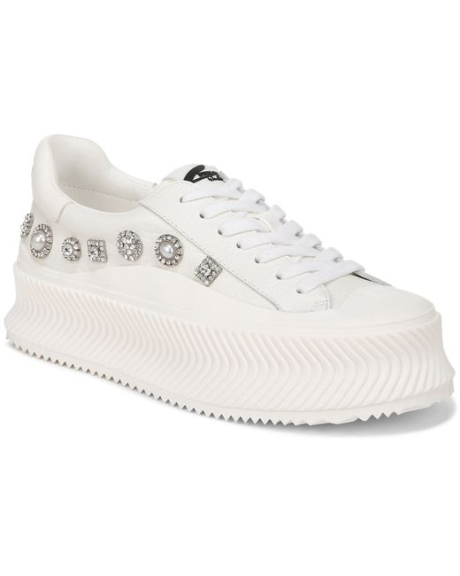 Circus NY by Sam Edelman Taelyn Embellished Lace-Up Platform Sneakers