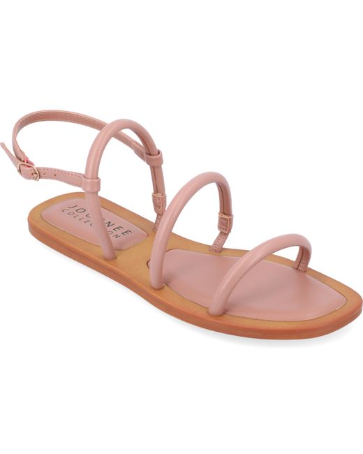 Journee Collection Multi-Strap Sandals