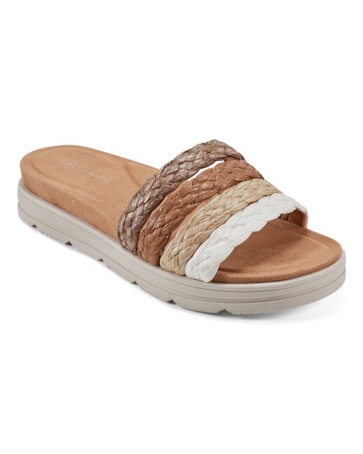 Easy Spirit Salma Round Toe Slip-On Strappy Sandals