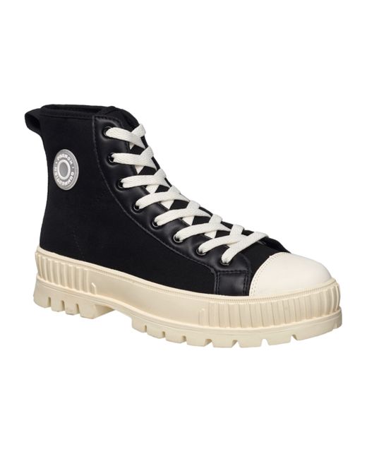 French Connection Danika Lace-up High Top Platform Sneakers