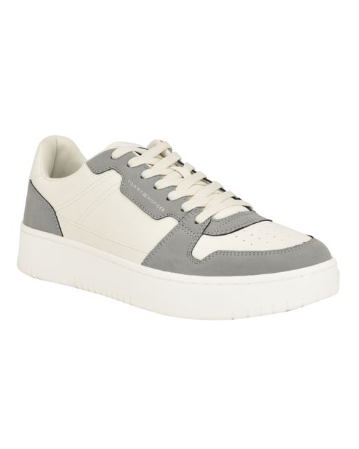 Tommy Hilfiger Imbert Lace Up Fashion Sneakers Cream
