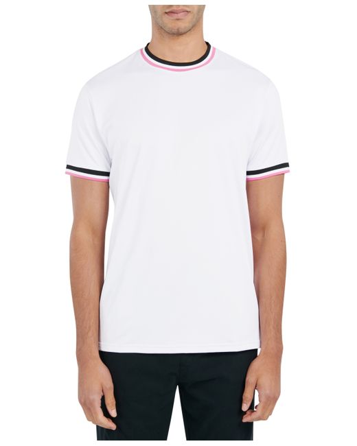 Society Of Threads Slim-Fit Tipped Performance T-Shirt