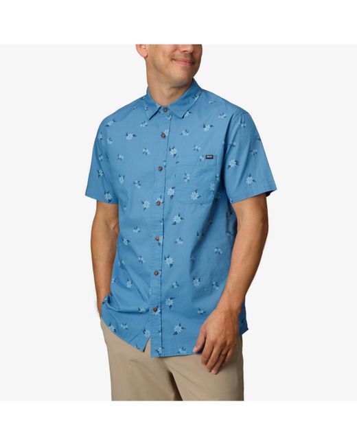 Reef Mens Montana Short Sleeve Woven Shirt