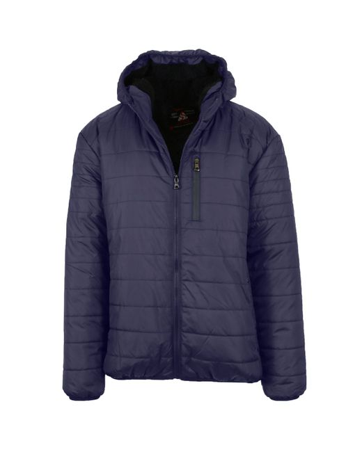 Galaxy By Harvic Sherpa Lined Hooded Puffer Jacket