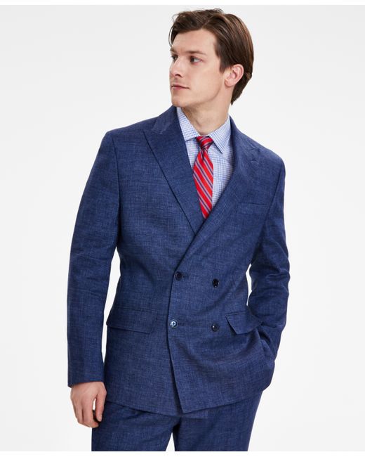 Tommy Hilfiger Modern-Fit Double-Breasted Suit Jacket