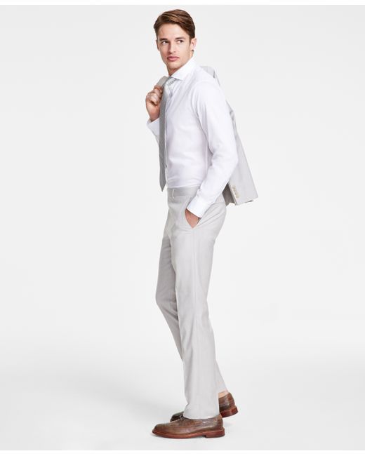 Dkny Modern-Fit Neat Suit Separate Pants