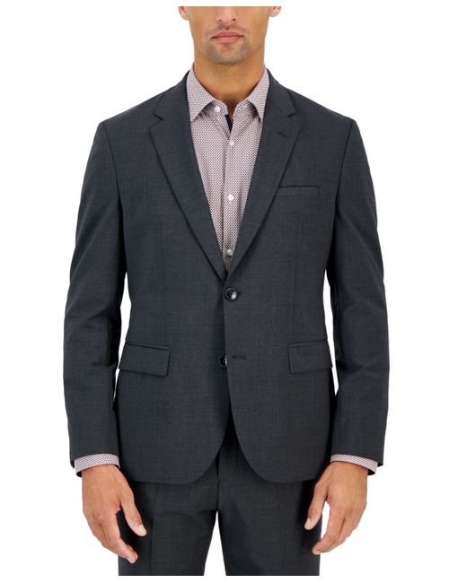 Hugo Boss by Boss Modern-Fit Solid Wool-Blend Suit Jacket