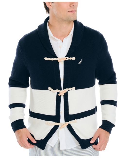 Nautica Heritage Shawl-Collar Toggle-Closure Cardigan Sweater