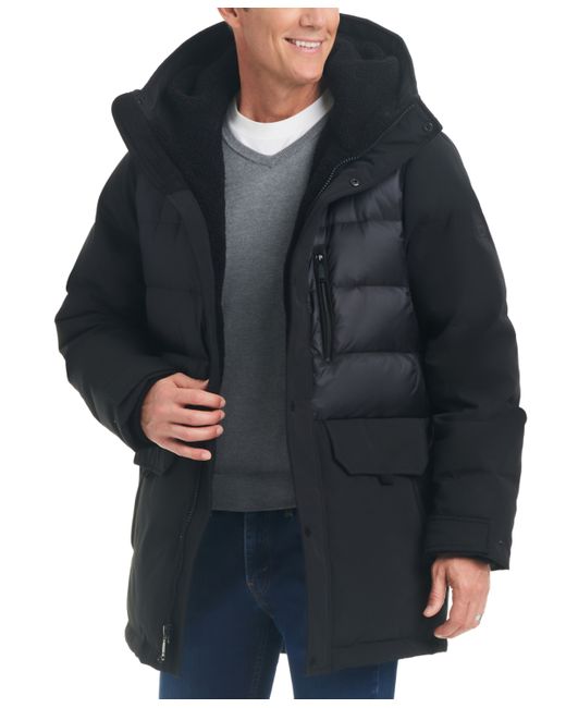 Vince Camuto Quilted Hooded Puffer Parka