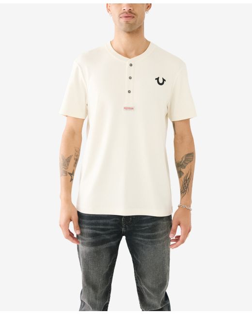 True Religion Short Sleeve Bio Henley Shirt