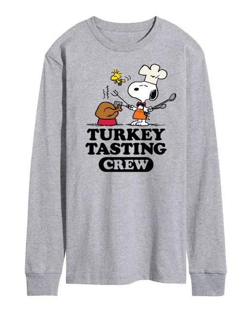 Airwaves Peanuts Turkey Tasting Crew Long Sleeve T-shirt