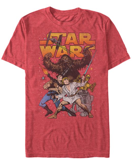 Fifth Sun Star Wars Classic Cartoon Good Guys Short Sleeve T-Shirt