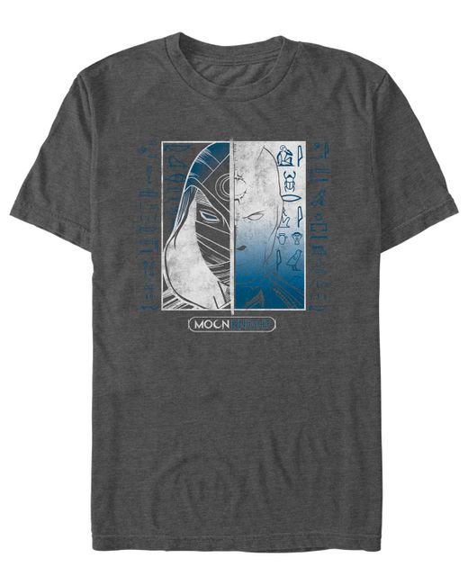Fifth Sun Moon Knight Split Short Sleeve T-shirt