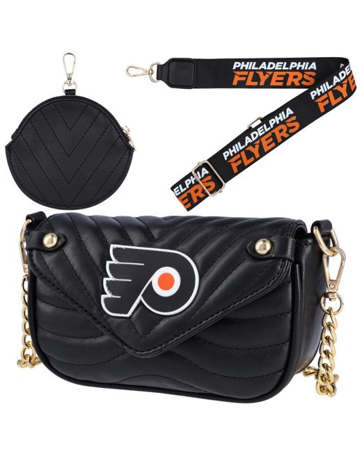Cuce Philadelphia Flyers Leather Strap Bag