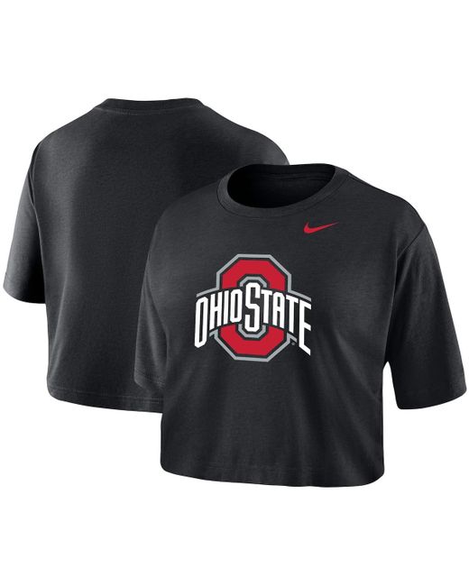Nike Ohio State Buckeyes Cropped Performance T-shirt