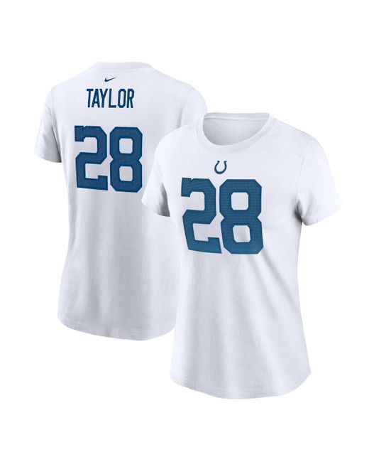 Nike Jonathan Taylor Indianapolis Colts Player Name Number T-shirt