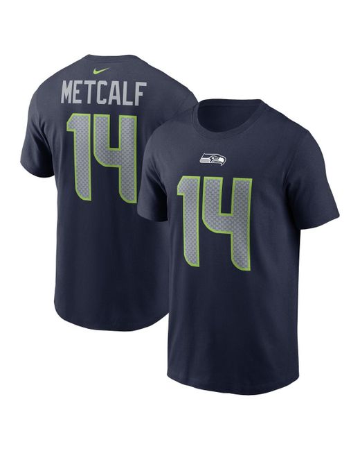 Nike Dk Metcalf College Seattle Seahawks Player Name and Number T-shirt