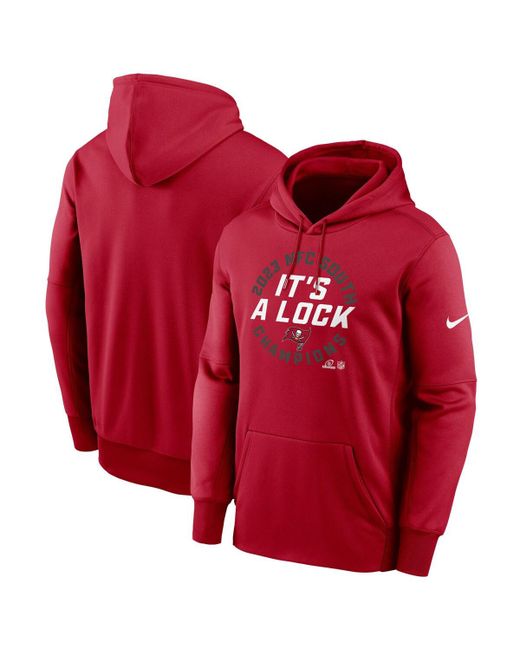 Nike Tampa Bay Buccaneers 2023 Nfc South Division Champions Locker Room Trophy Collection Pullover Hoodie