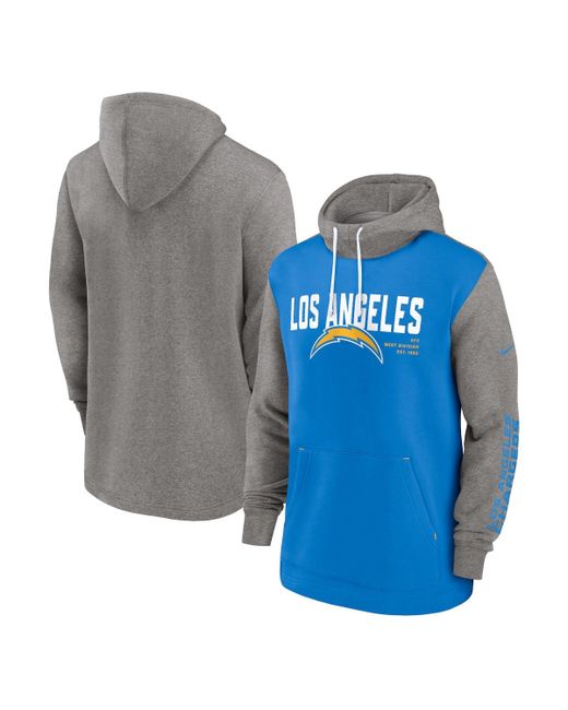 Nike Los Angeles Chargers Fashion Block Pullover Hoodie