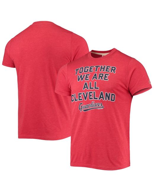 Homage Cleveland Guardians Hyper Local Tri-Blend T-shirt